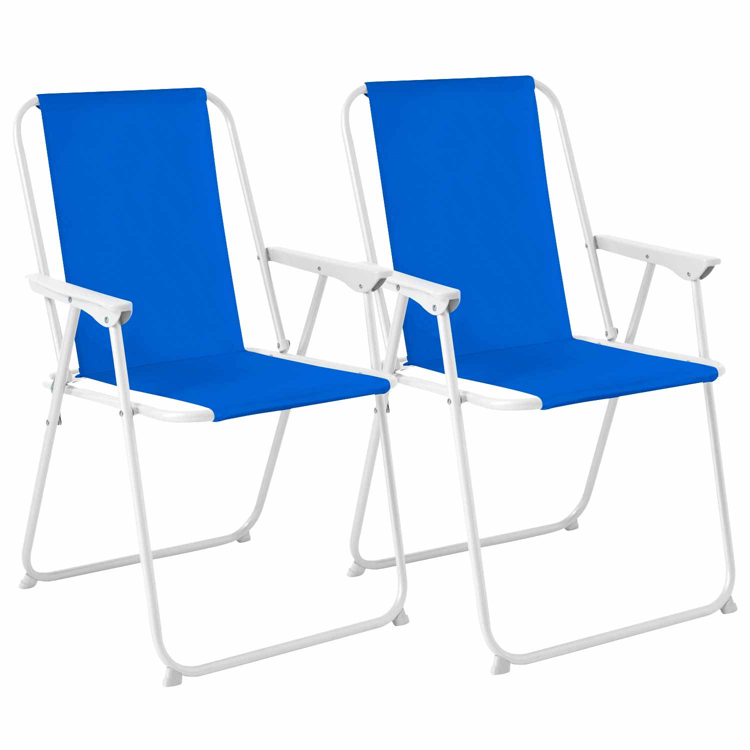 Pack 2 Cadeiras de campismo/praia dobráveis 53x56x79cm 7house Mesas e cadeiras dobráveis 1